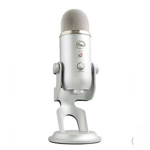 🎤 Blue microphone - Yeti silver.